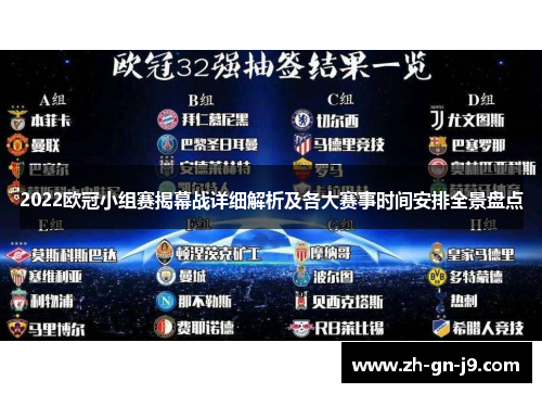 2022欧冠小组赛揭幕战详细解析及各大赛事时间安排全景盘点
