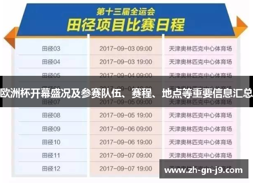 欧洲杯开幕盛况及参赛队伍、赛程、地点等重要信息汇总